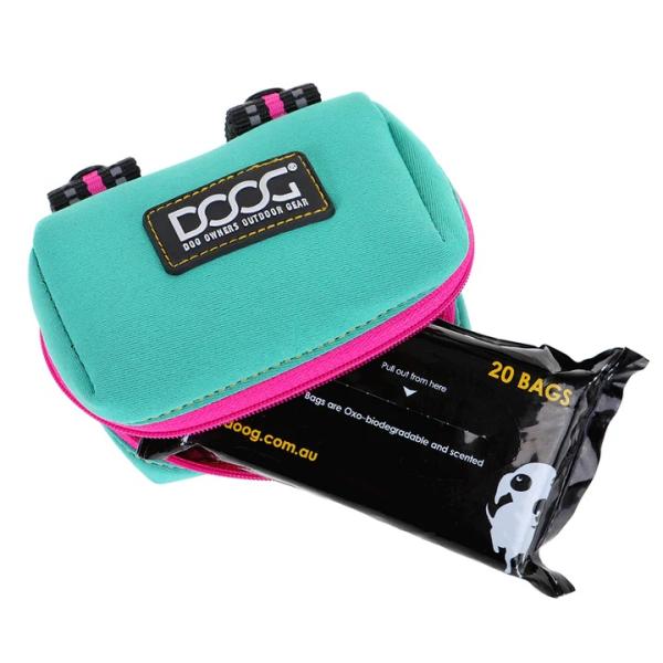 Doog - Walkie Pouch - RIN TIN TIN (Neon) green/pink